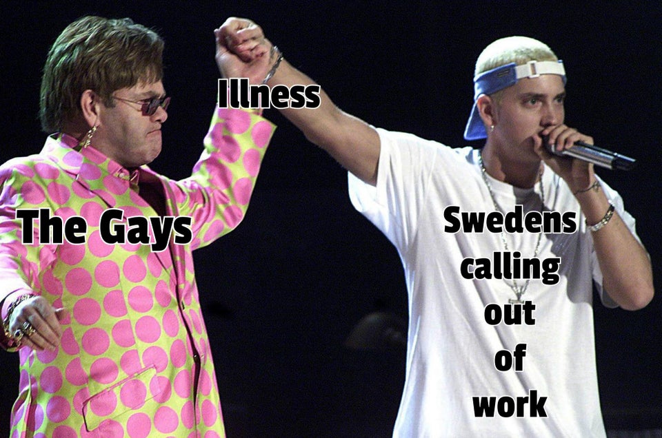 When homosexuality was classified as an illness in Sweden, Swedes protested by calling in sick to work, claiming they felt gay.